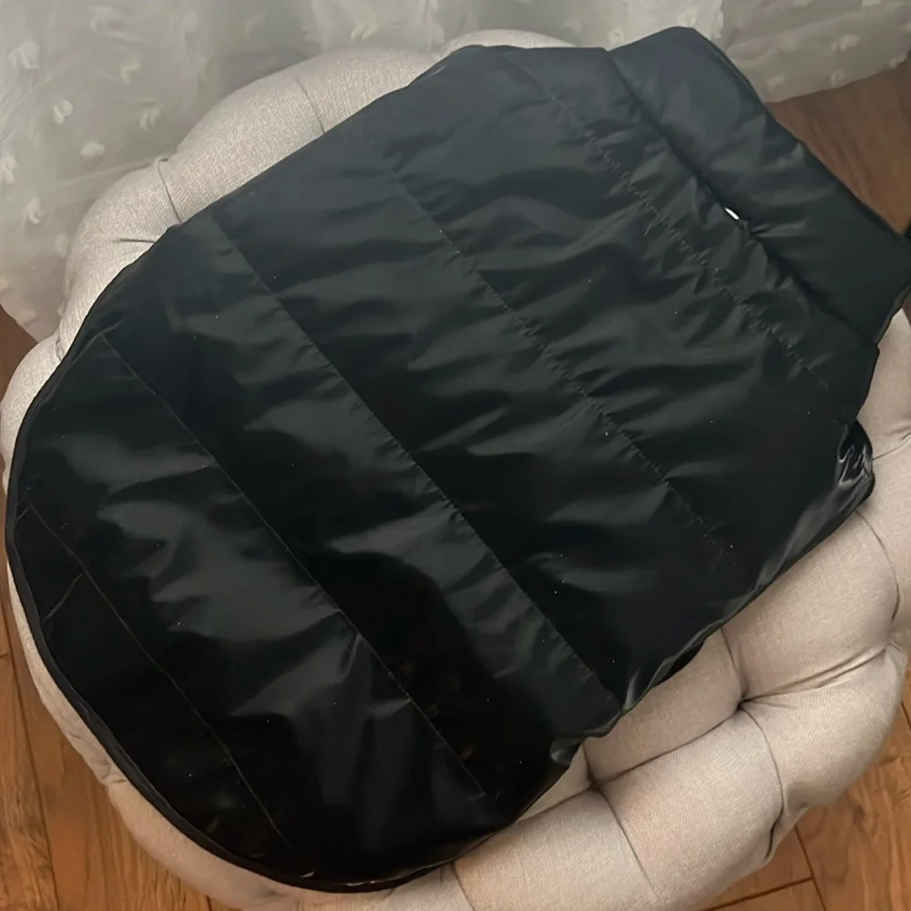 Gap Dog Coat Black Quilted Puffer Size M NWT Warm Winter Puppy Jacket